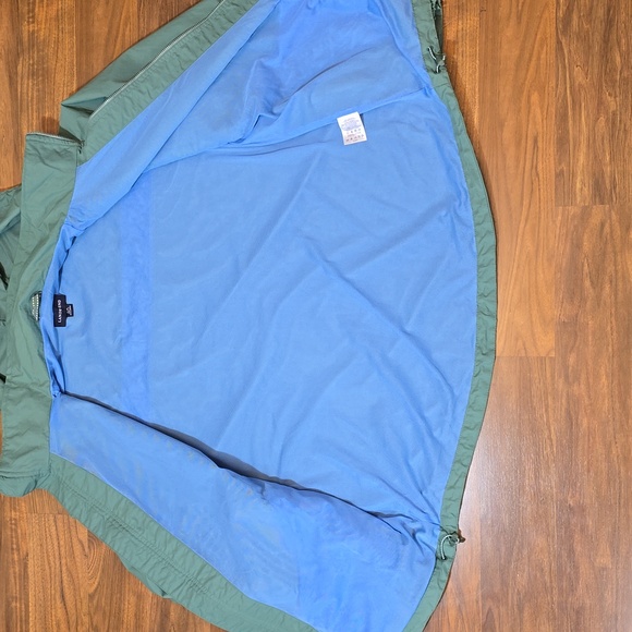 Lands' End nylon rain jacket windbreaker - Picture 6 of 12